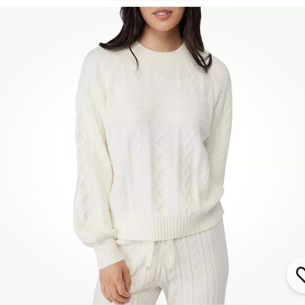 Spiritual Gangster Cream Crew Neck Sweater